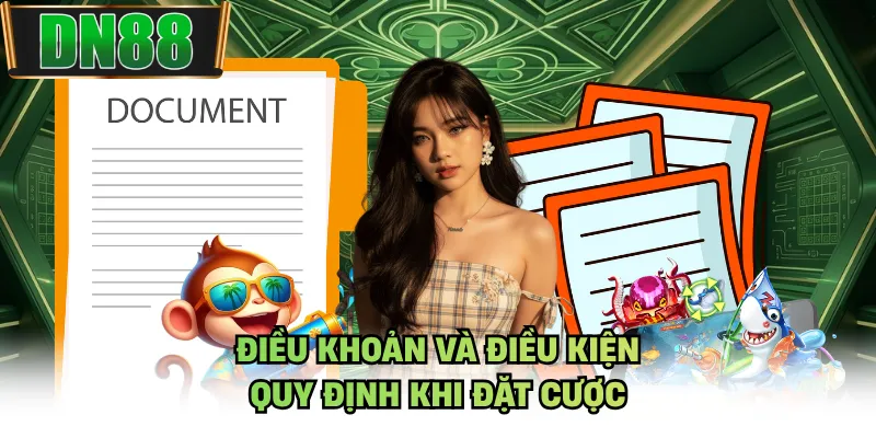 Điều khoản và điều kiện quy định khi đặt cược